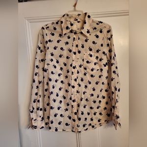 Small, Gap "The Fitted Boyfriend" blouse